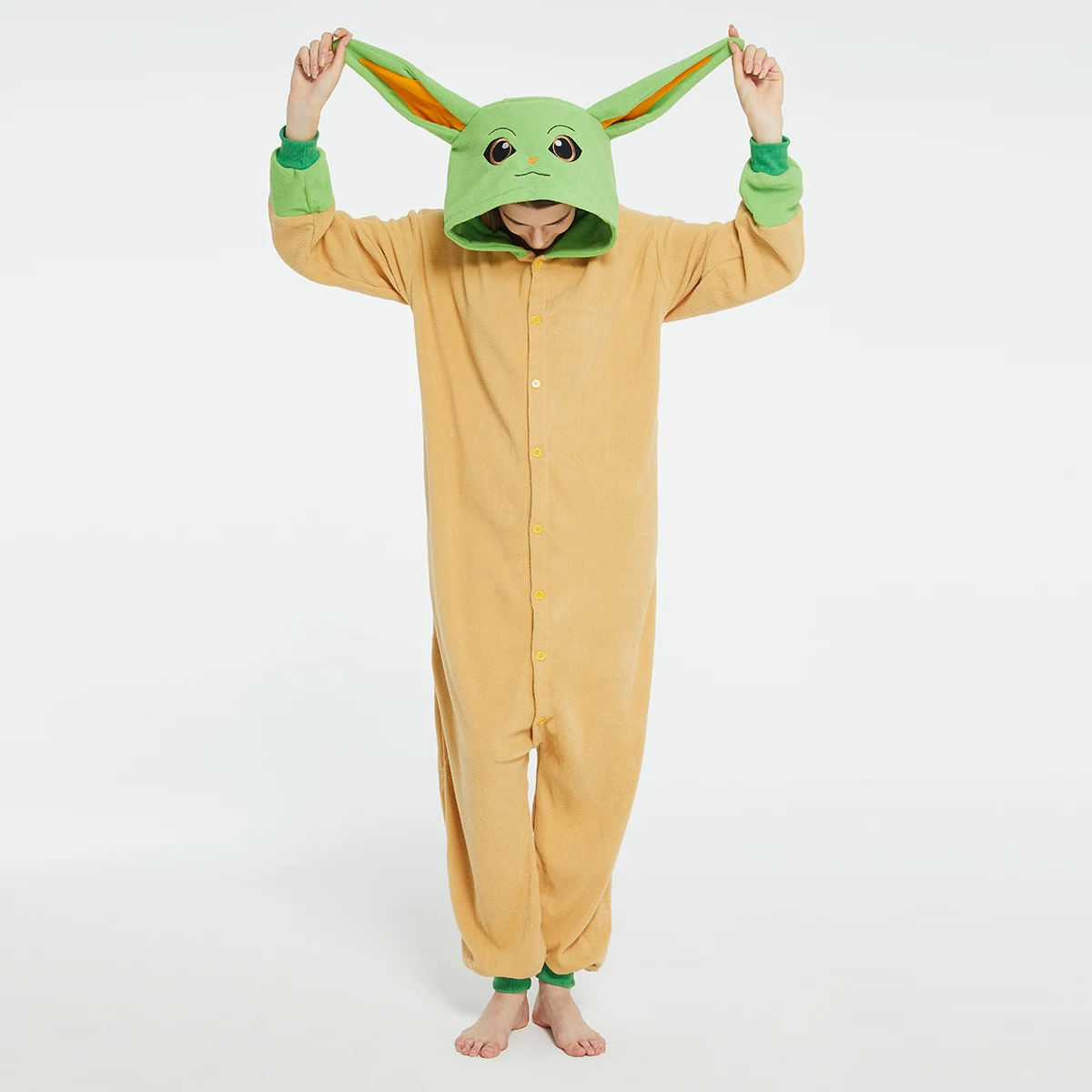 Romper Onesie Baby - Kostium na Halloween dla dorosłych Yoda