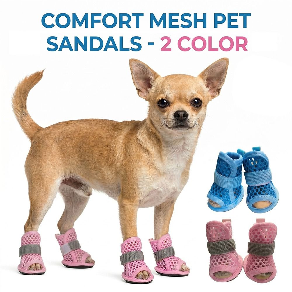 Soft Sole Booties - 4 szt. Przenośne siatkowe buty dla
