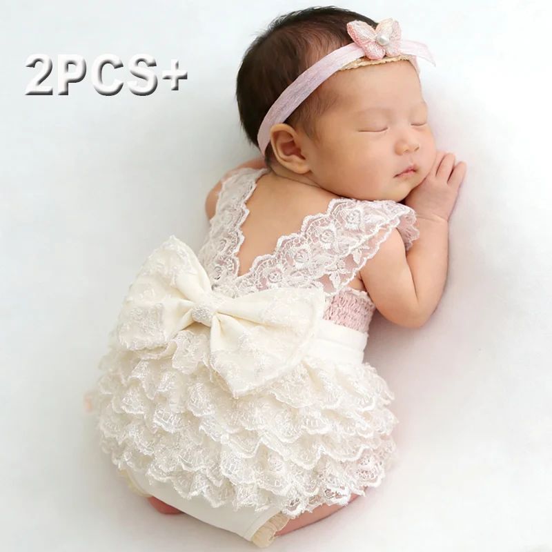Romper Onesie Baby - Zestaw do sesji zdjęciowej noworodka Ylsteed: