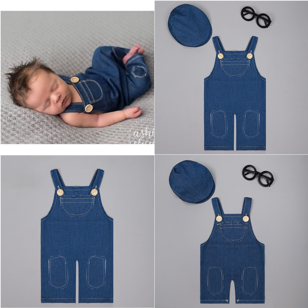 Baby Clothing Products - ❤️ Ubranka do sesji noworodkowej, dżinsowe