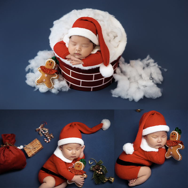 Romper Onesie Baby - Święty Mikołaj noworodka zdjęcie odzież dziecięca