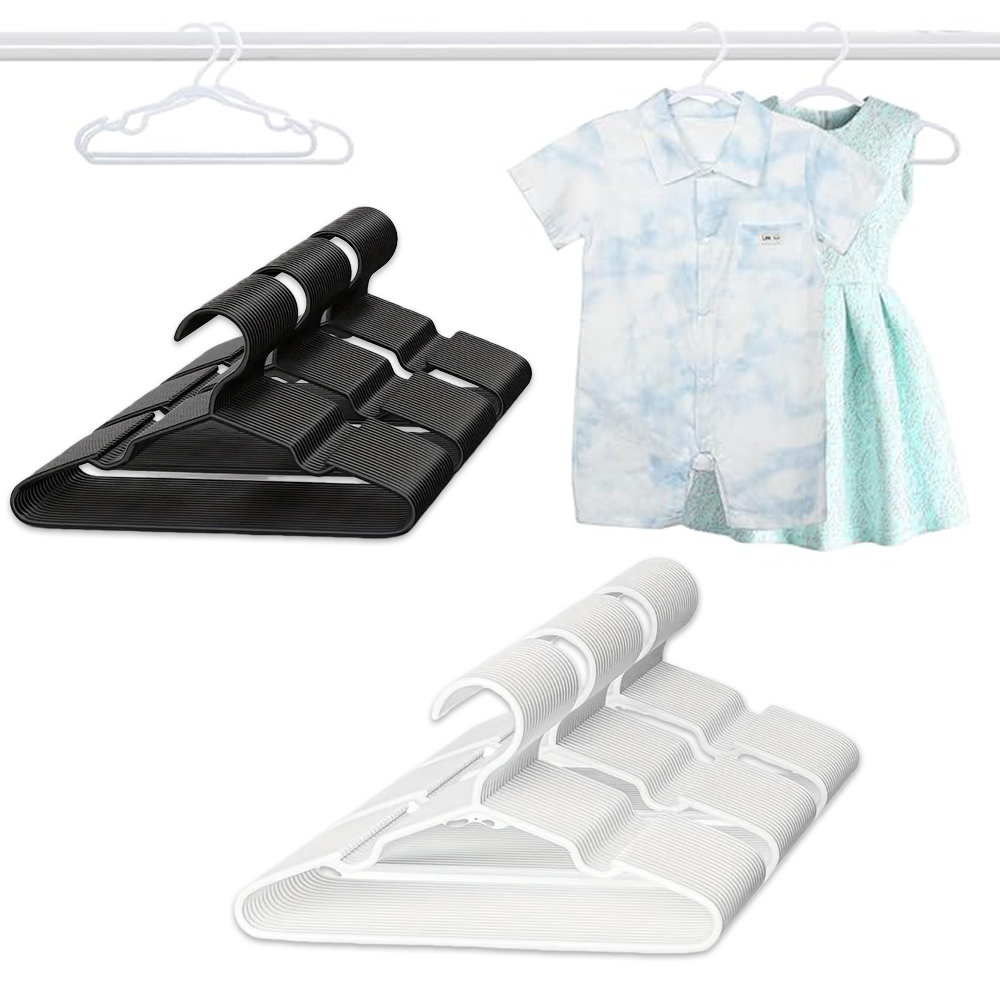 Baby Clothing Wardrobe - 10/20 szt. Antypoślizgowe wieszaki na ubrania