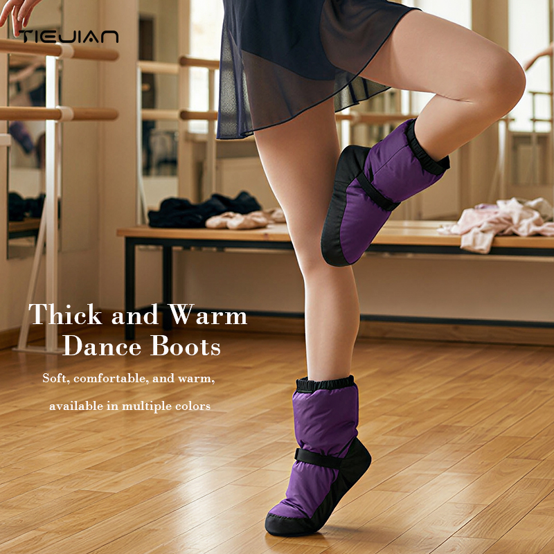 Soft Sole Booties - Baletowe ocieplacze na buty, damskie miękkie