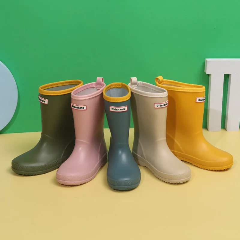 Soft Sole Booties - Dziecięce kalosze do połowy łydki, antypoślizgowe,