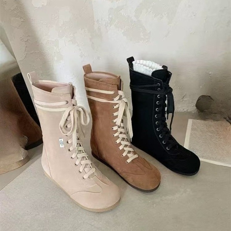 Soft Sole Booties - Botki podwyższające z wewnętrznym podwyższeniem, jesienne,