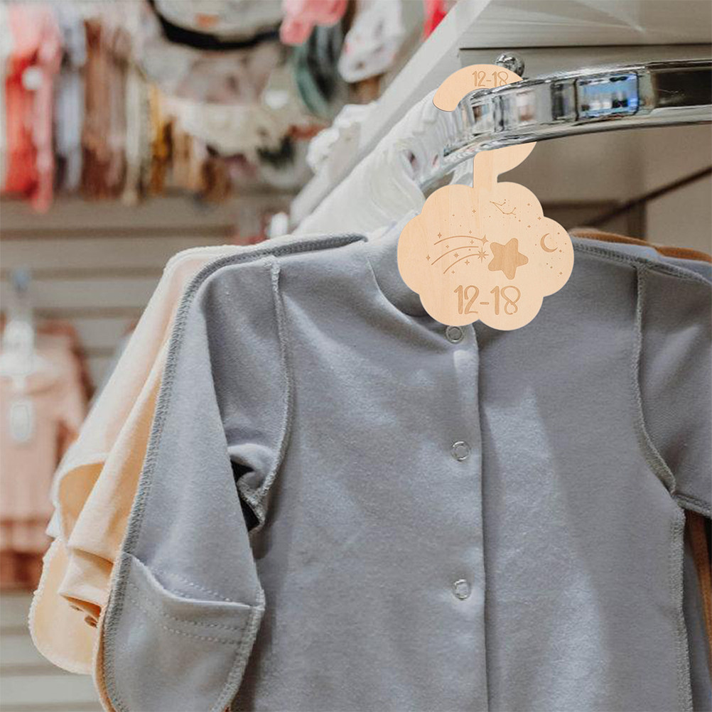 14 szt. Drewniane przegródki d – Baby Clothing Wardrobe recenzja i cena