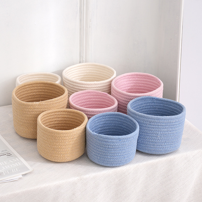 Ręcznie tkany bawełniany sznur – Baby Clothing Basket recenzja i cena