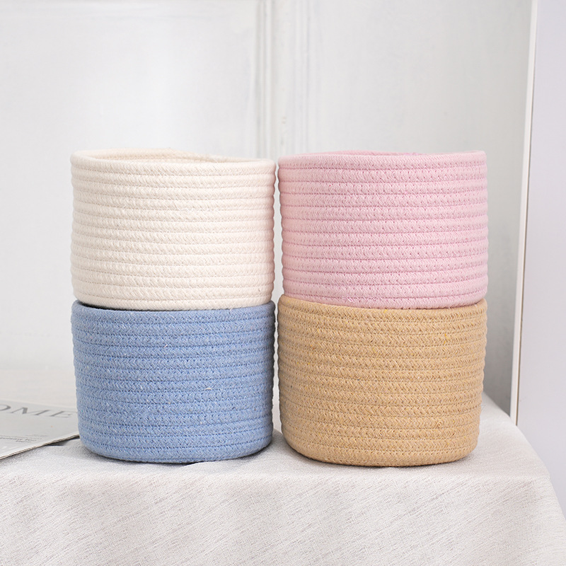 Ręcznie tkany bawełniany sznur – Baby Clothing Basket recenzja i cena