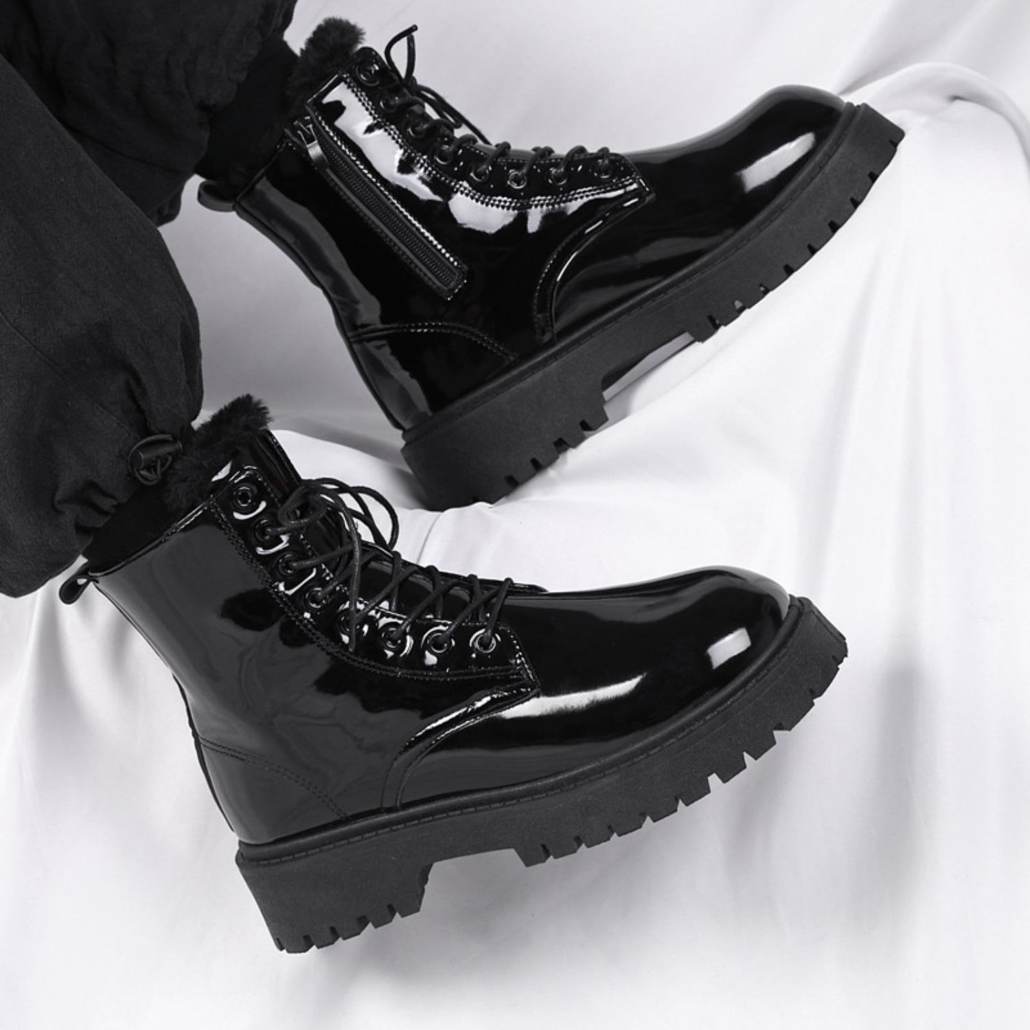 Męskie ciepłe pluszowe buty z  – Soft Sole Booties recenzja i cena