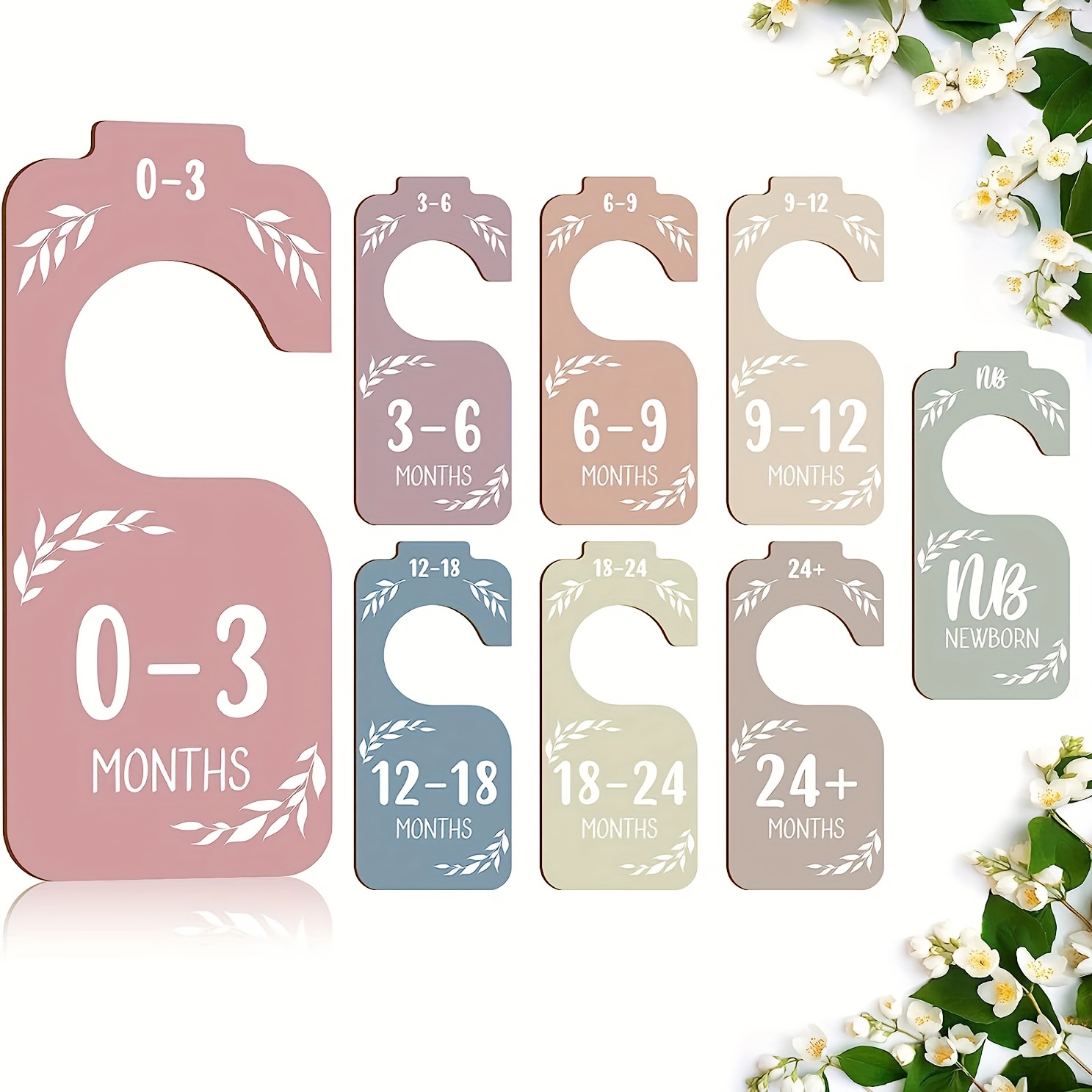 8 sztuk drewnianych przegródek – Baby Clothing Wardrobe recenzja i cena
