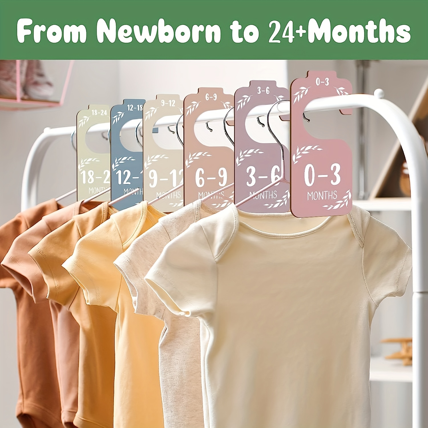 8 sztuk drewnianych przegródek – Baby Clothing Wardrobe recenzja i cena