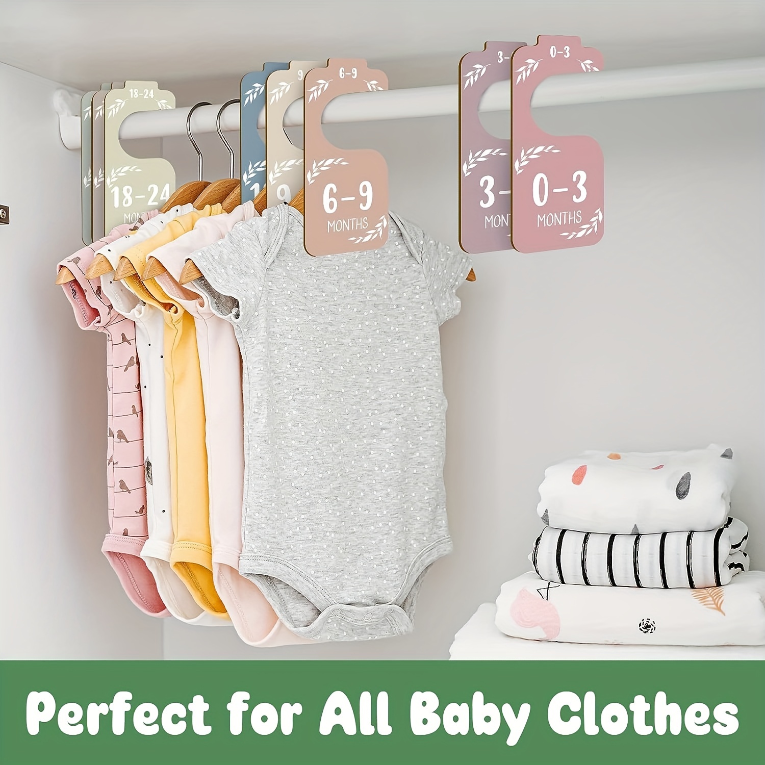 8 sztuk drewnianych przegródek – Baby Clothing Wardrobe recenzja i cena