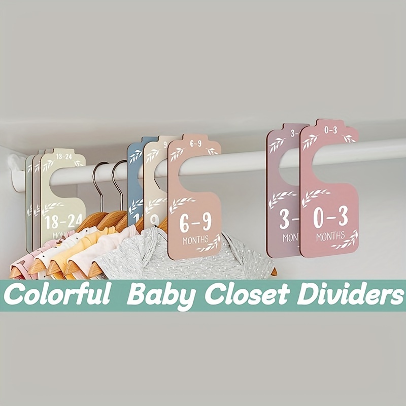 8 sztuk drewnianych przegródek – Baby Clothing Wardrobe recenzja i cena