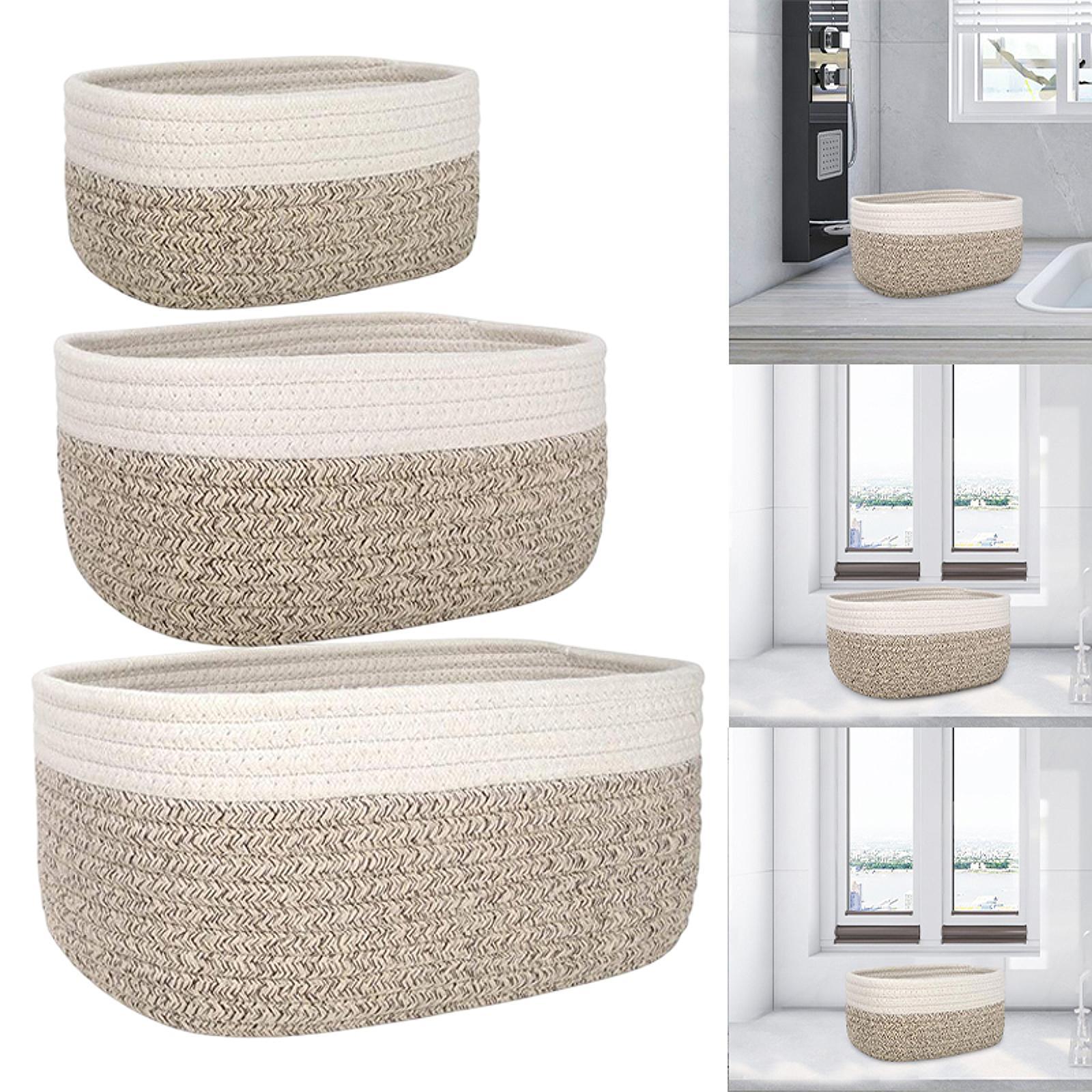 Koszyk z bawełnianego sznurka  – Baby Clothing Basket recenzja i cena