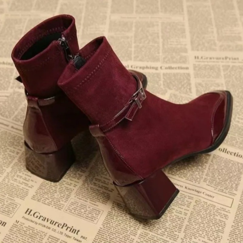 Botki z klamrą, modne, kwadrat – Soft Sole Booties recenzja i cena