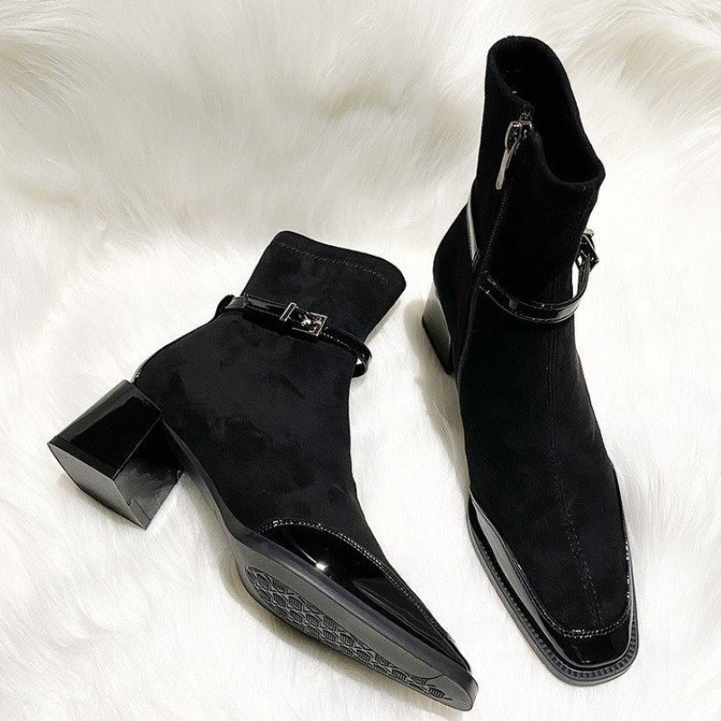 Botki z klamrą, modne, kwadrat – Soft Sole Booties recenzja i cena