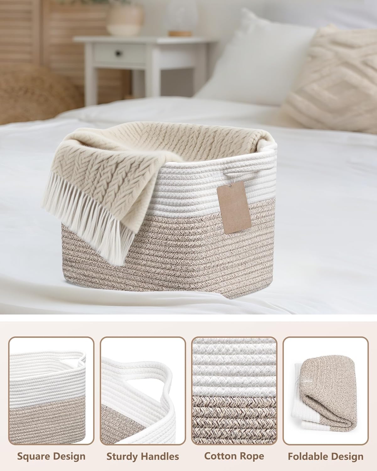Mały tkany kosz do przechowywa – Baby Clothing Basket recenzja i cena