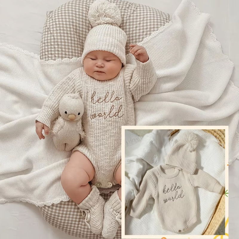 Ylsteed Hello World Knitting N – Romper Onesie Baby recenzja i cena