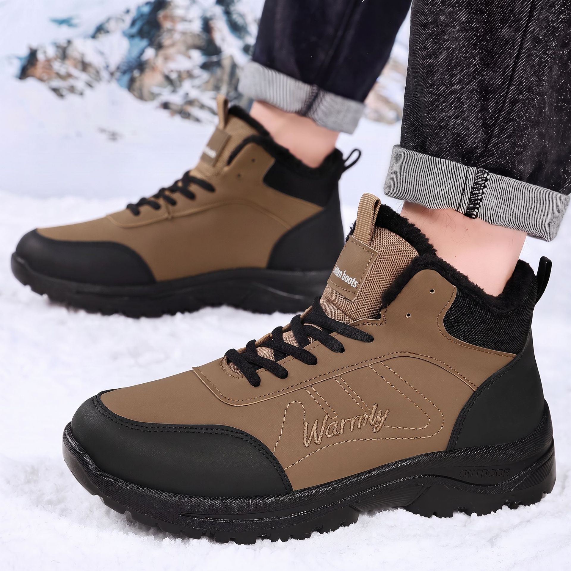 Męskie bawełniane buty z gruby – Soft Sole Booties recenzja i cena