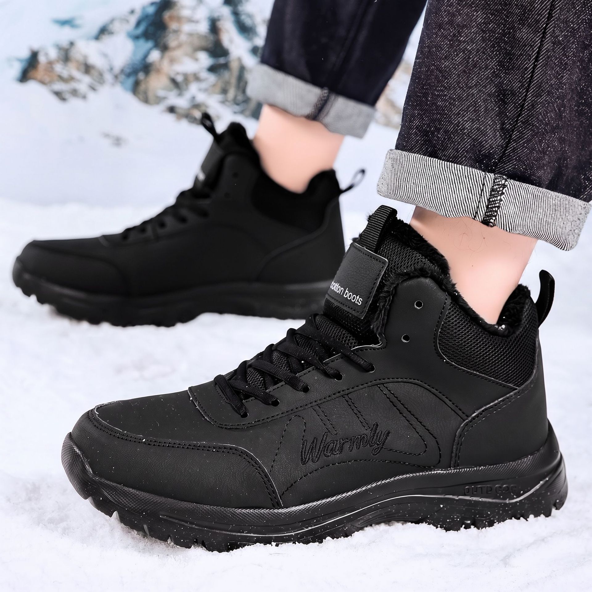 Męskie bawełniane buty z gruby – Soft Sole Booties recenzja i cena