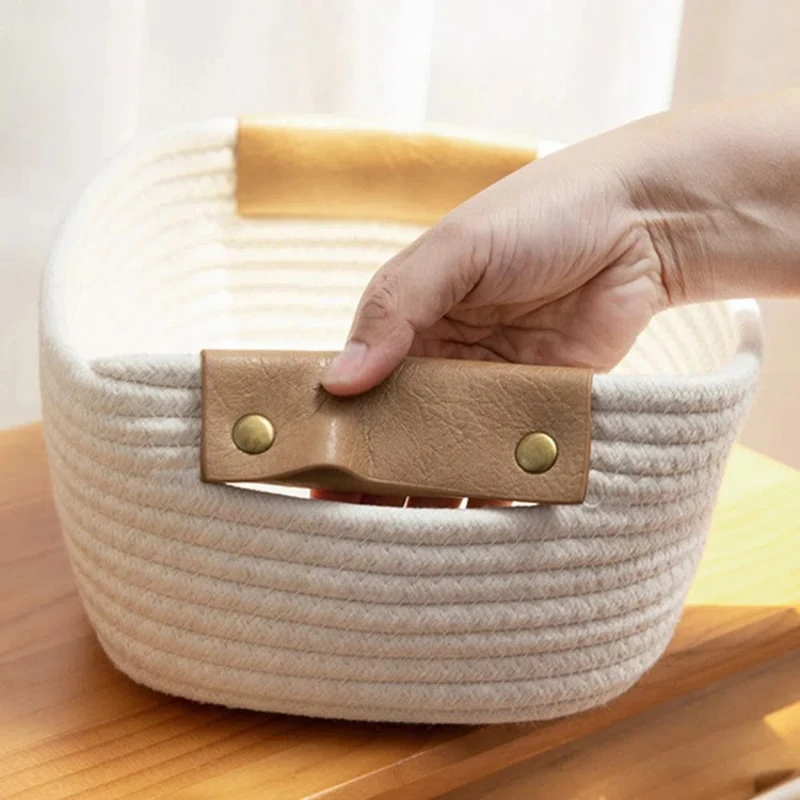 Tkany bawełniany kosz na biurk – Baby Clothing Basket recenzja i cena
